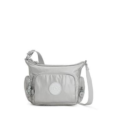 Kipling Gabbie Mini Metallic Crossbody Bags Bright Metallic | AU 1123LI